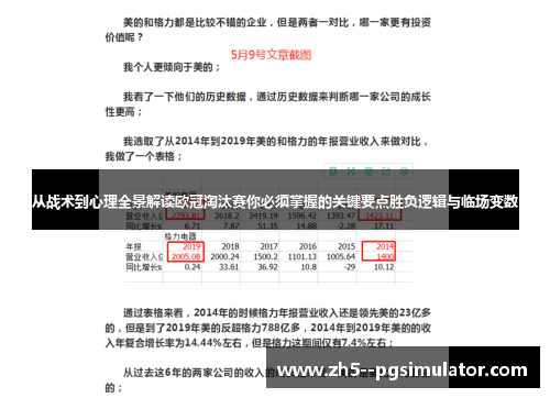 从战术到心理全景解读欧冠淘汰赛你必须掌握的关键要点胜负逻辑与临场变数 从战术到心理全景解读欧冠淘汰赛你必须掌握的关键要点胜负逻辑与临场变数